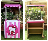 Carrito Tela Pvc con Contenedores Gastronómicos Standard